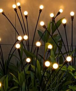 10 Lights – Led Solar Powered Firefly Light Outdoor Waterproof
