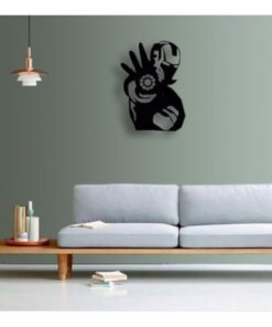 Iron Man Wall Art Kids Room Decoration Mdf Wood Material Wall Hanging
