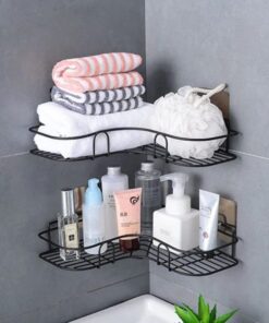 Metal Corner Rack For Bathroom & Kitchen