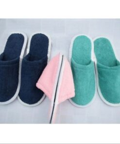 Multi Color Soft Cotton Slippers For Men And Women (random Color)