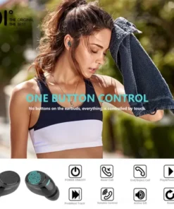 Oi Air Sounds One True Wireless Earphone Bluetooth 5.0 Ultra Large Capacity Lcd Display